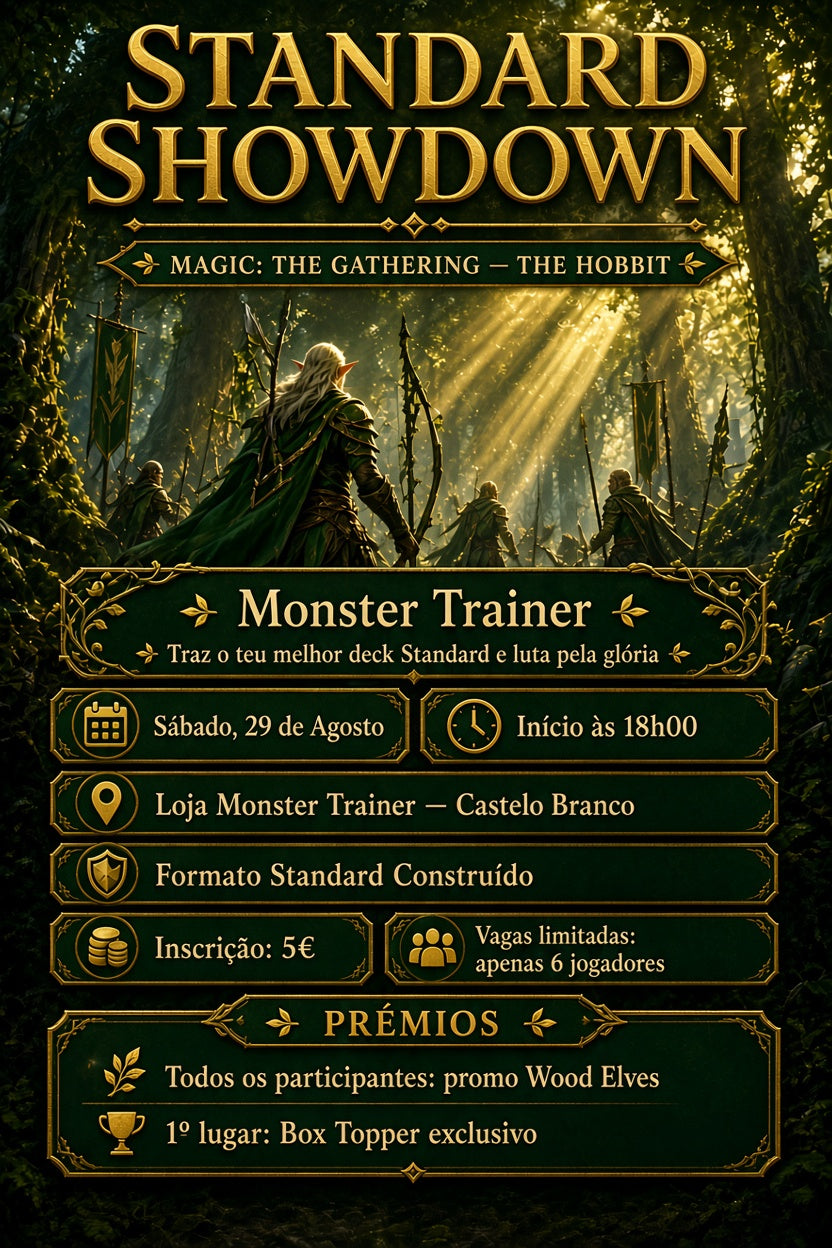 Inscrição — Standard Showdown | The Hobbit | 29 Agosto