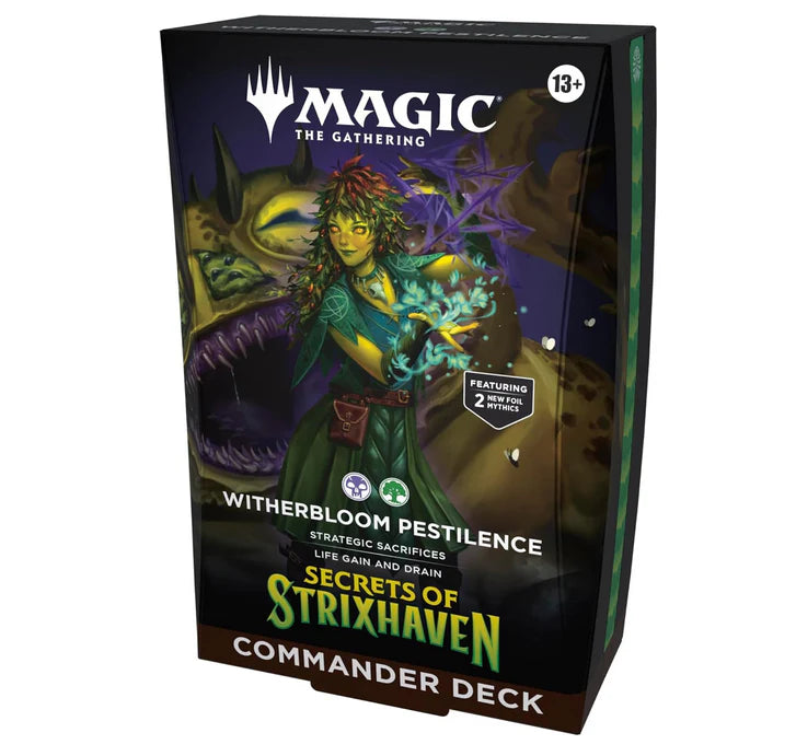 Commander Deck Secrets of Strixhaven — Witherbloom Pestilence | Magic: The Gathering