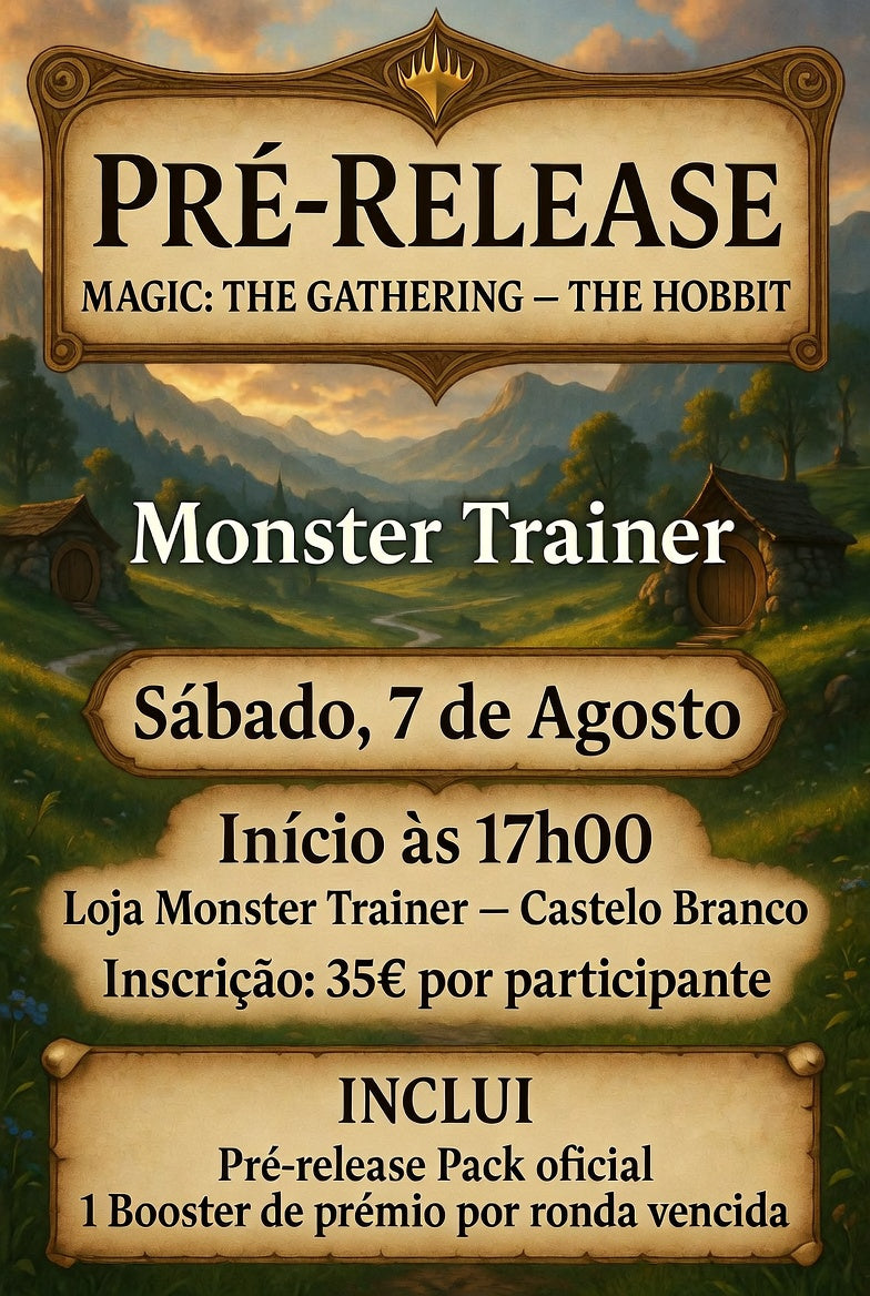 Pré-Release Magic: The Gathering — The Hobbit | 7 Agosto às 17h00
