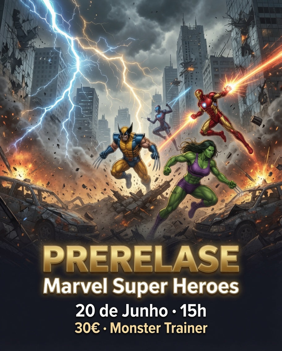 Prerelease Marvel Super Heroes — 20 de Junho 2026